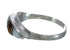 Silver And Multicolor Inlay Southwest Ring Size 8-1/4 VX62087